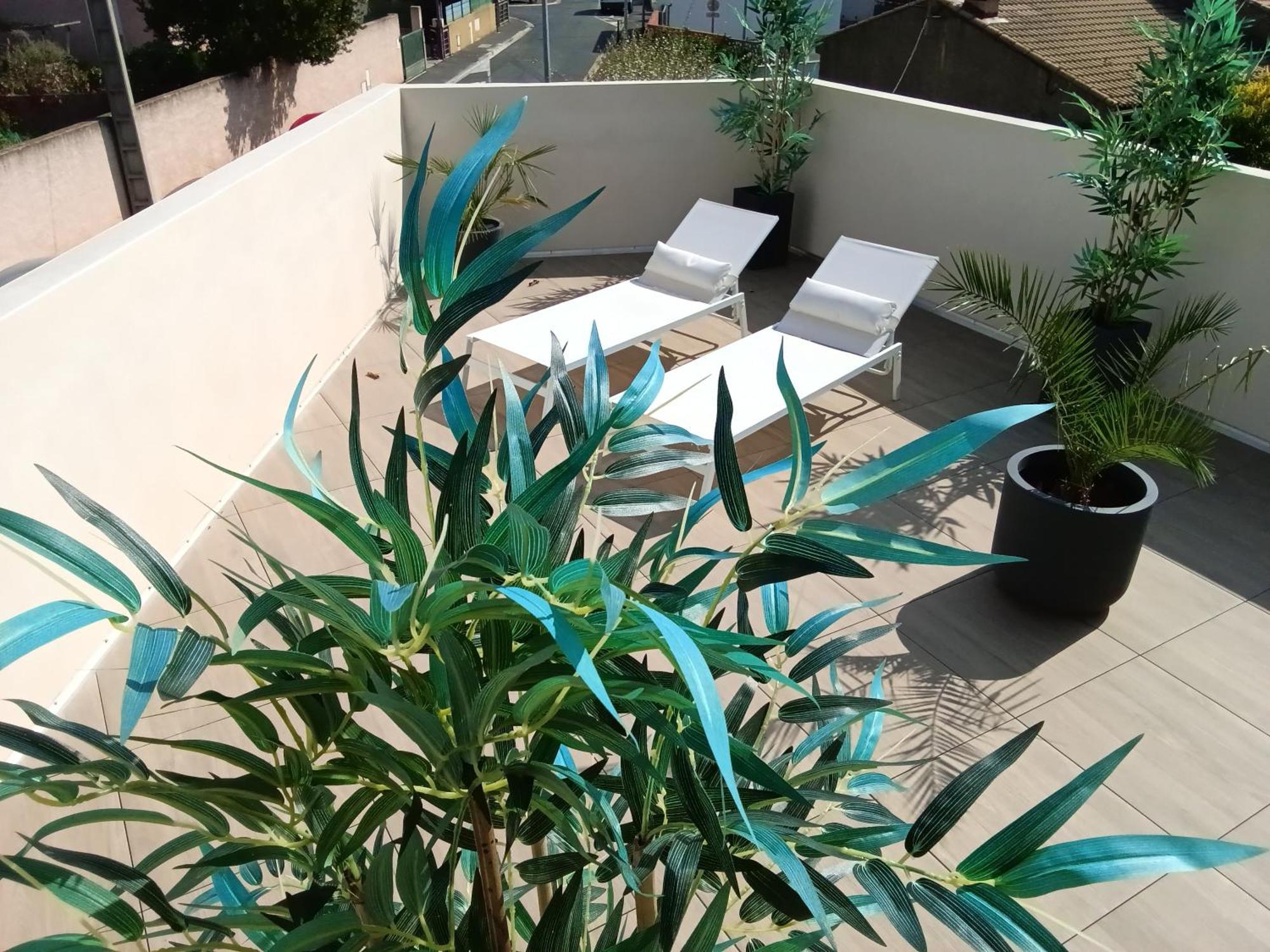 36 2 L'Air Marin Maison Duplex Grande Terrasse Narbonne Exterior foto