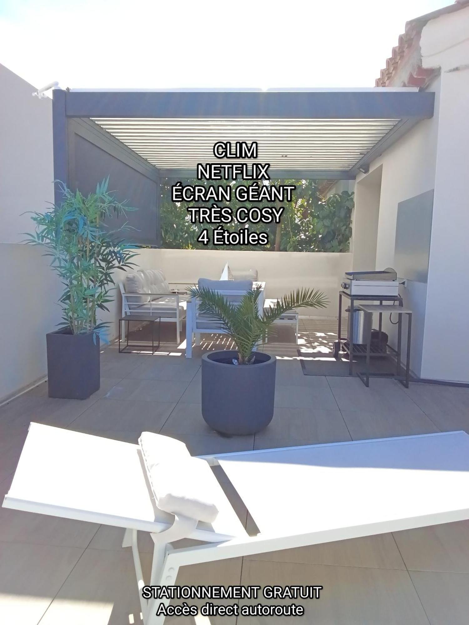 36 2 L'Air Marin Maison Duplex Grande Terrasse Narbonne Exterior foto